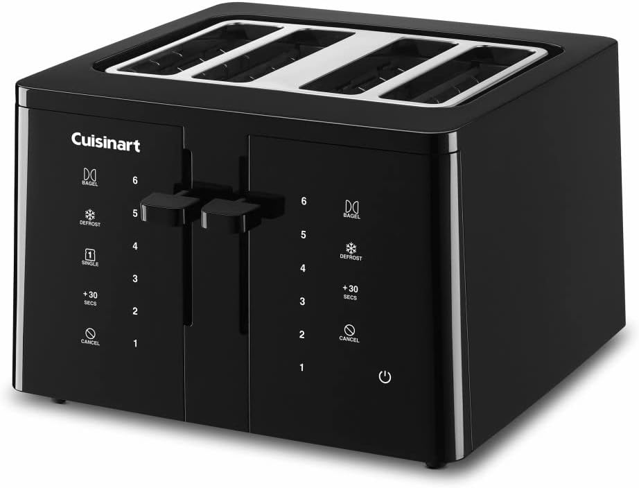 Cuisinart 4-Slice Touchscreen Toaster, Black, CPT-T40P1