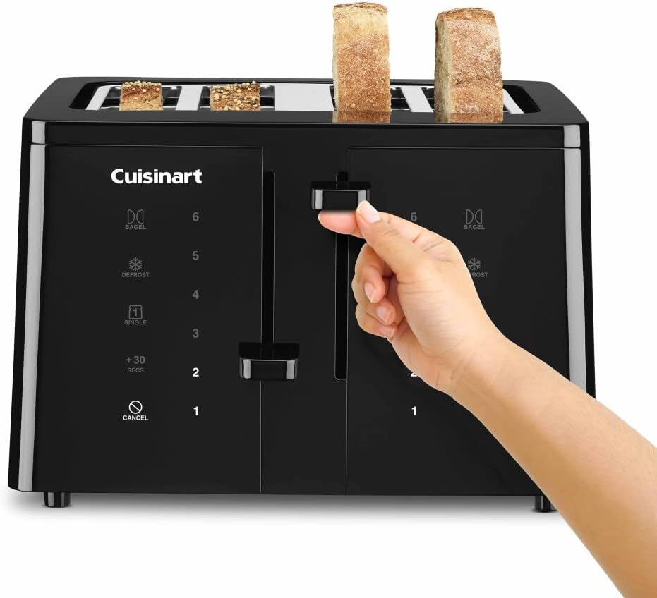 Cuisinart 4-Slice Touchscreen Toaster, Black, CPT-T40P1