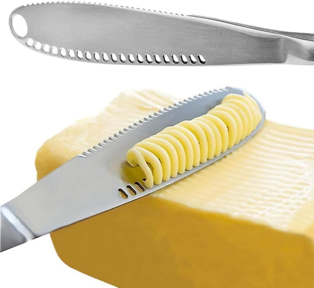 Nevkha Stainless Steel Butter Knife - A Butter Spreader  Kitchen Gadget